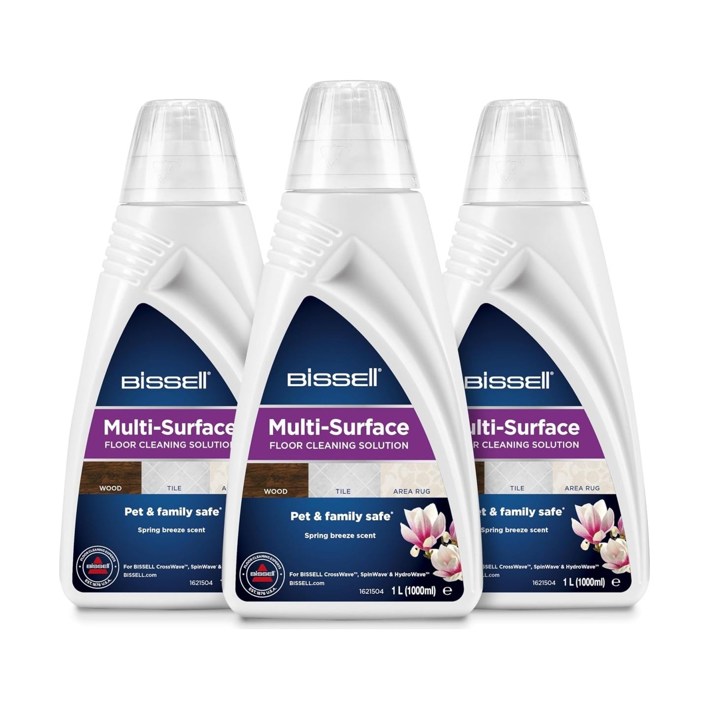 Bissell | MultiSurface Detergent Trio Pack | 1000 ml