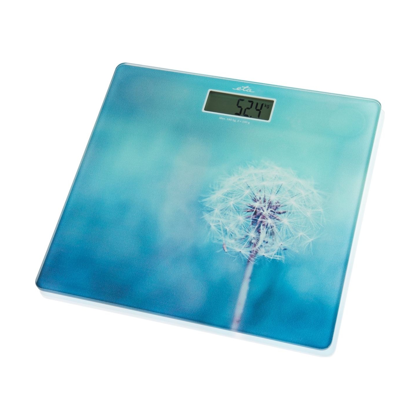 ETA Personal Scales | ETA178090040 Breeze | Maximum weight (capacity) 180 kg | Accuracy 100 g | Blue