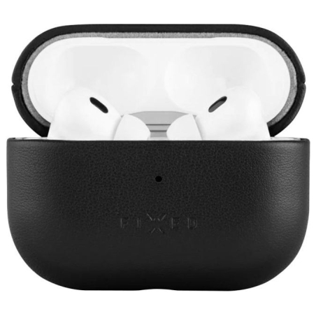 Fixed | Earbuds Case with MagSafe Support | Apple AirPods Pro 2/Pro 2 (USB-C) | Black | Leather