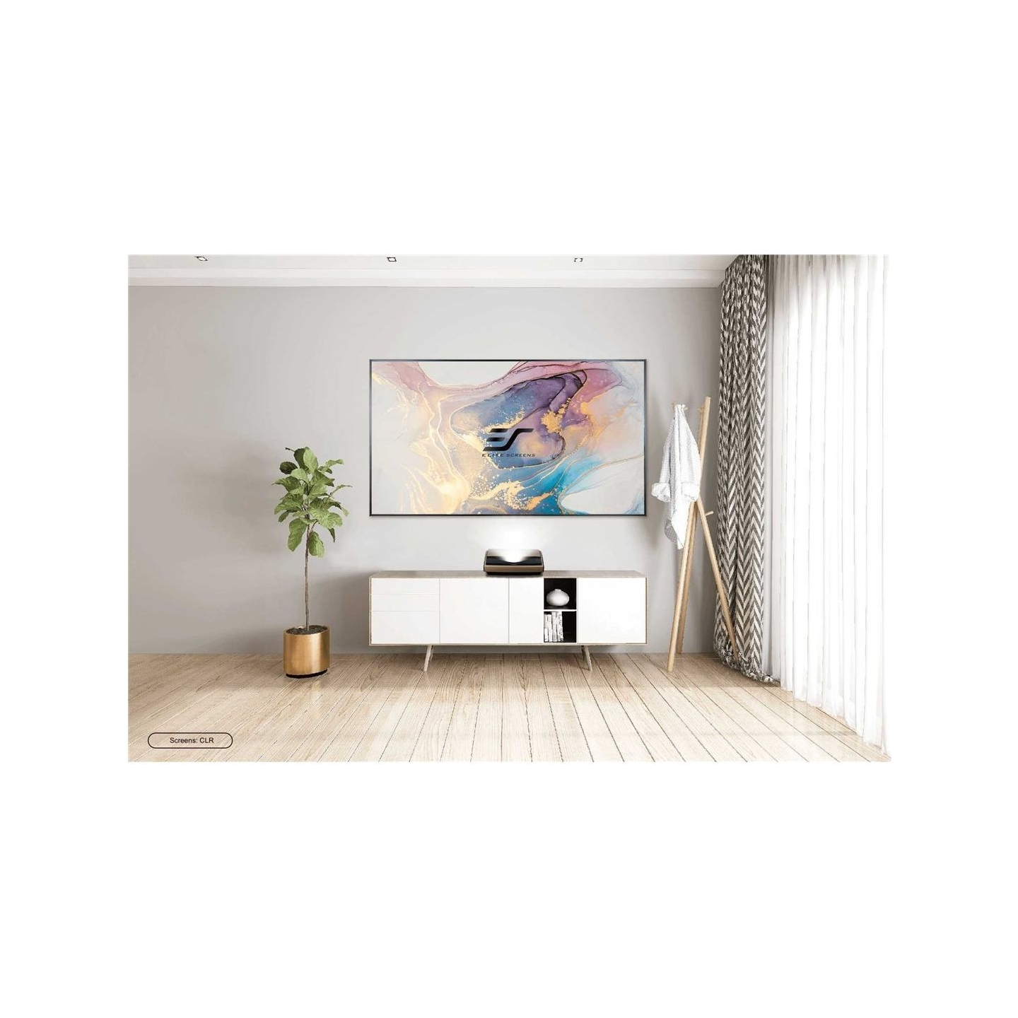Elite Screens | Projection Screen | AR100WH2 | Diagonal 100 " | 16:9 | Viewable screen width (W) 221.74 cm