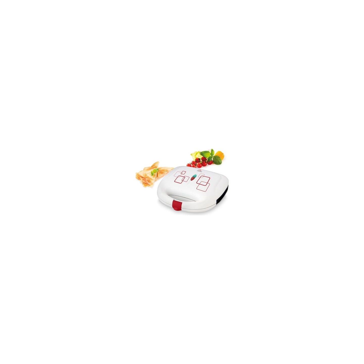 ETA | Sandwich maker | Kvadro ETA415390000 | 700 W | Number of plates 1 | Number of pastry 2 | White