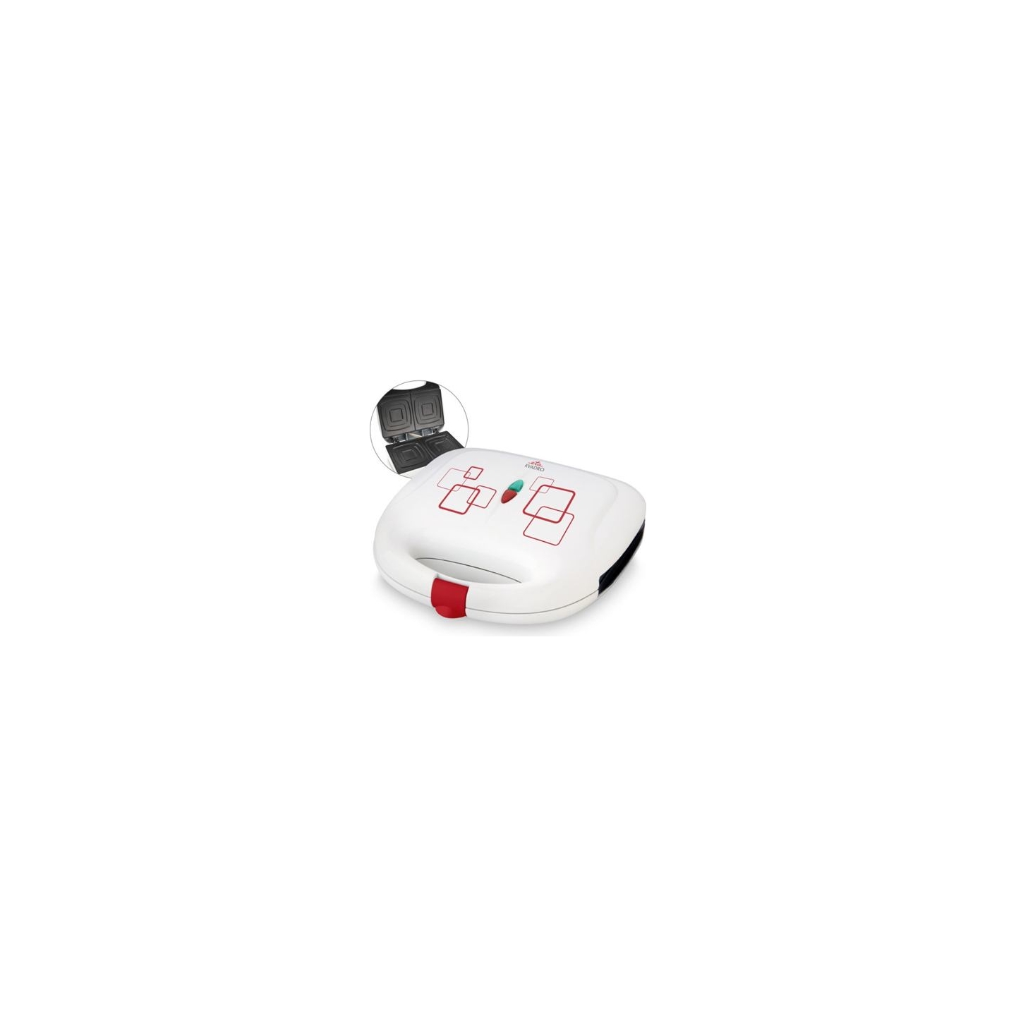 ETA | Sandwich maker | Kvadro ETA415390000 | 700 W | Number of plates 1 | Number of pastry 2 | White