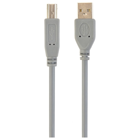 Cablexpert CCP-USB2-AMBM-6G USB 2.0 A-plug B-plug 6ft cable, grey color | Cablexpert | CCP-USB2-AMBM-6G | USB 2.0 A-plug B-plug 
