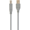 Cablexpert CCP-USB2-AMBM-6G USB 2.0 A-plug B-plug 6ft cable, grey color | Cablexpert | CCP-USB2-AMBM-6G | USB 2.0 A-plug B-plug 