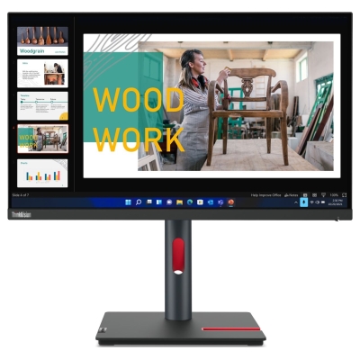 Lenovo THINKVISION P24Q-30/ 23.8" QHD IPS/ HDMI/ DP/ USB HUB/ 3YR WARRANTY