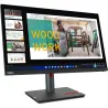 Lenovo 60,5cm/23,8" (2560x1440) Lenovo ThinkVision P24q-30 16:9 QHD IPS 60Hz 4ms HDMI DP USB Vesa Black / 63B4GAT6EU