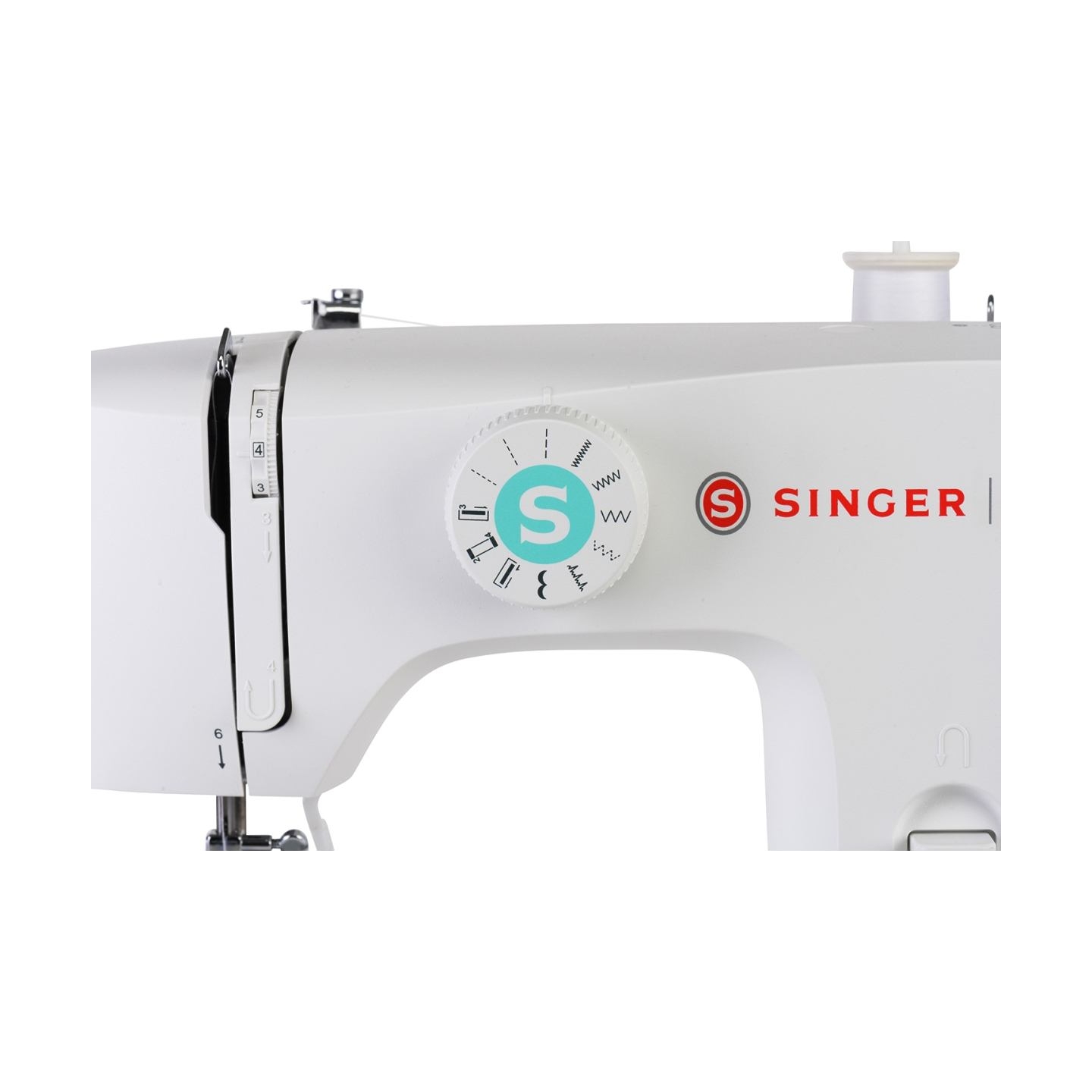 Singer | Sewing Machine | M1505 | Number of stitches 6 | Number of buttonholes 1 | White