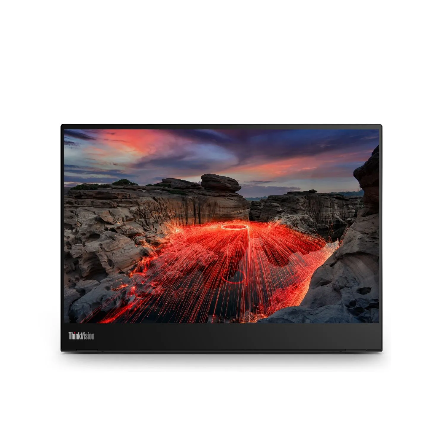 Lenovo 35,6cm/14" (2240x1400) Lenovo ThinkVision M14t Gen 2 IPS Touch portable 6ms 60Hz 2xUSB-C Black / 63FDUAT6WL