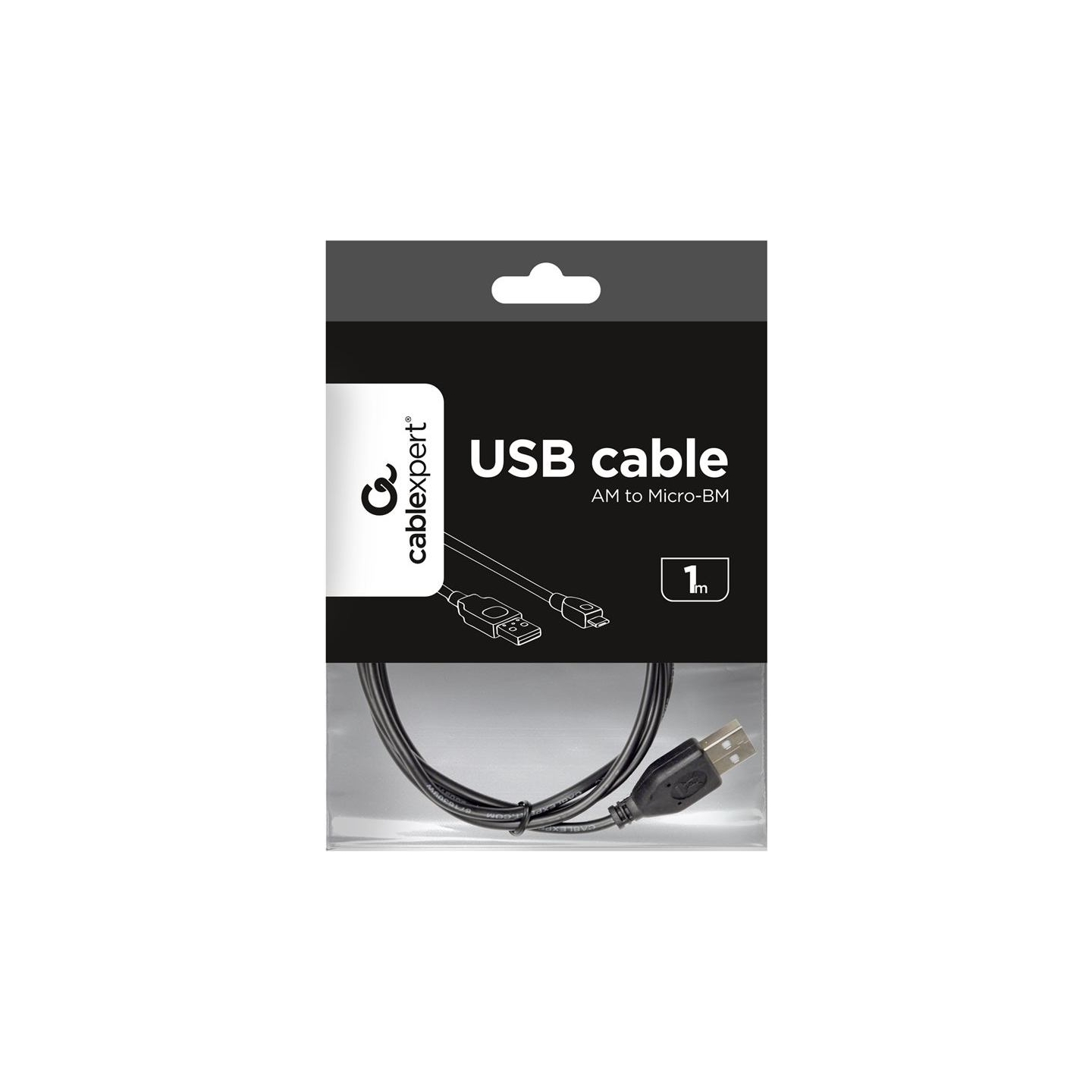 Cablexpert | Micro-USB cable | CCP-mUSB2-AMBM-1M