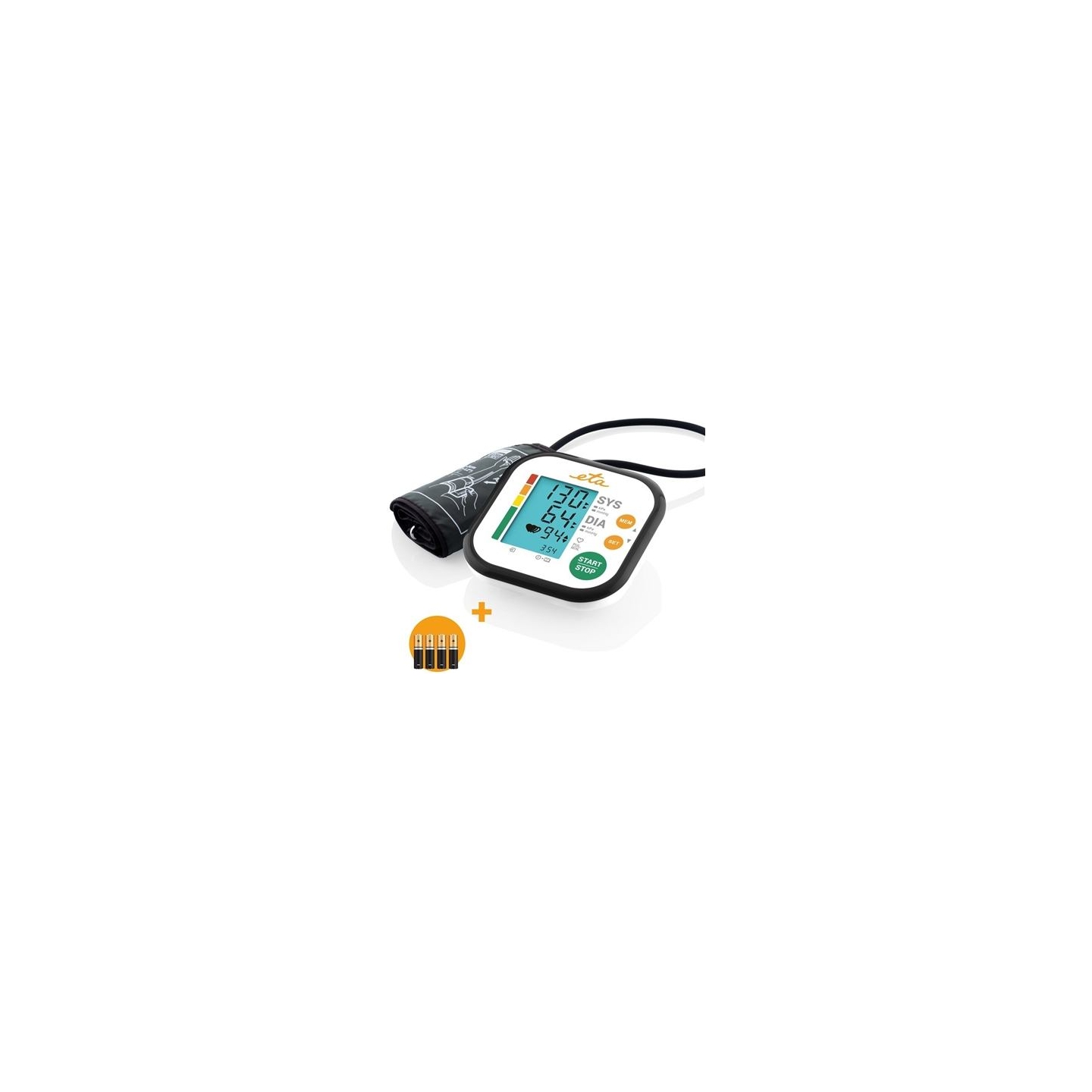 ETA | Upper Arm Blood Pressure Monitor | ETA229790000 | Memory function | Number of users 2 user(s) | 4 | Suitable for home use.