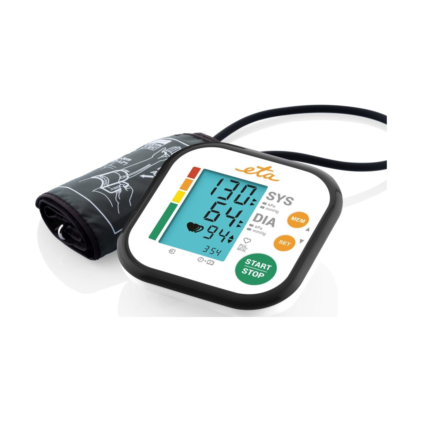 ETA | Upper Arm Blood Pressure Monitor | ETA229790000 | Memory function | Number of users 2 user(s) | 4 | Suitable for home use.