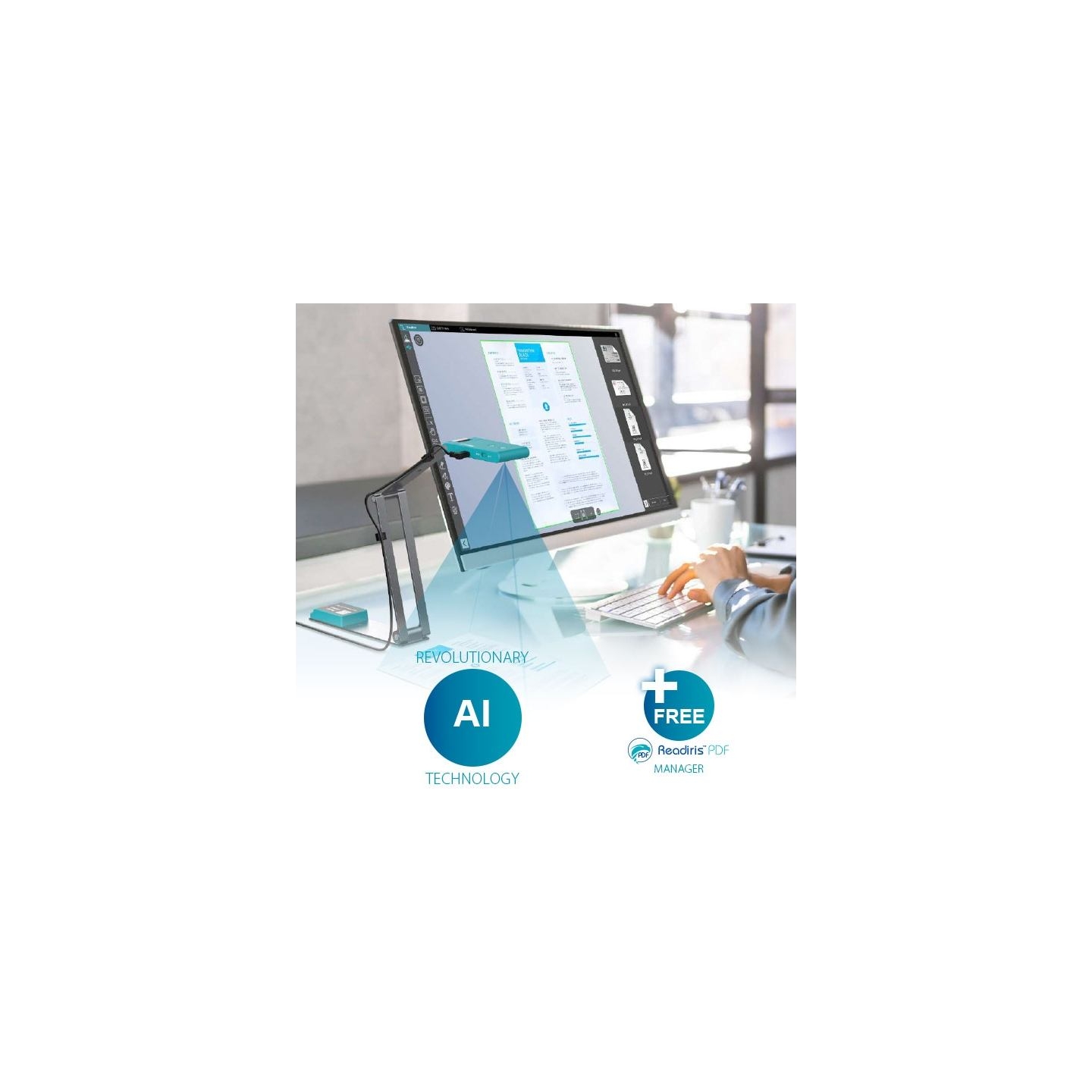 Iris IRIScan Visualizer 7 Dyslexic | Document camera