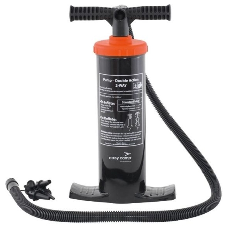 Easy Camp Double Action Pump Manual Air Pump for Quick Inflation | 1.4 L