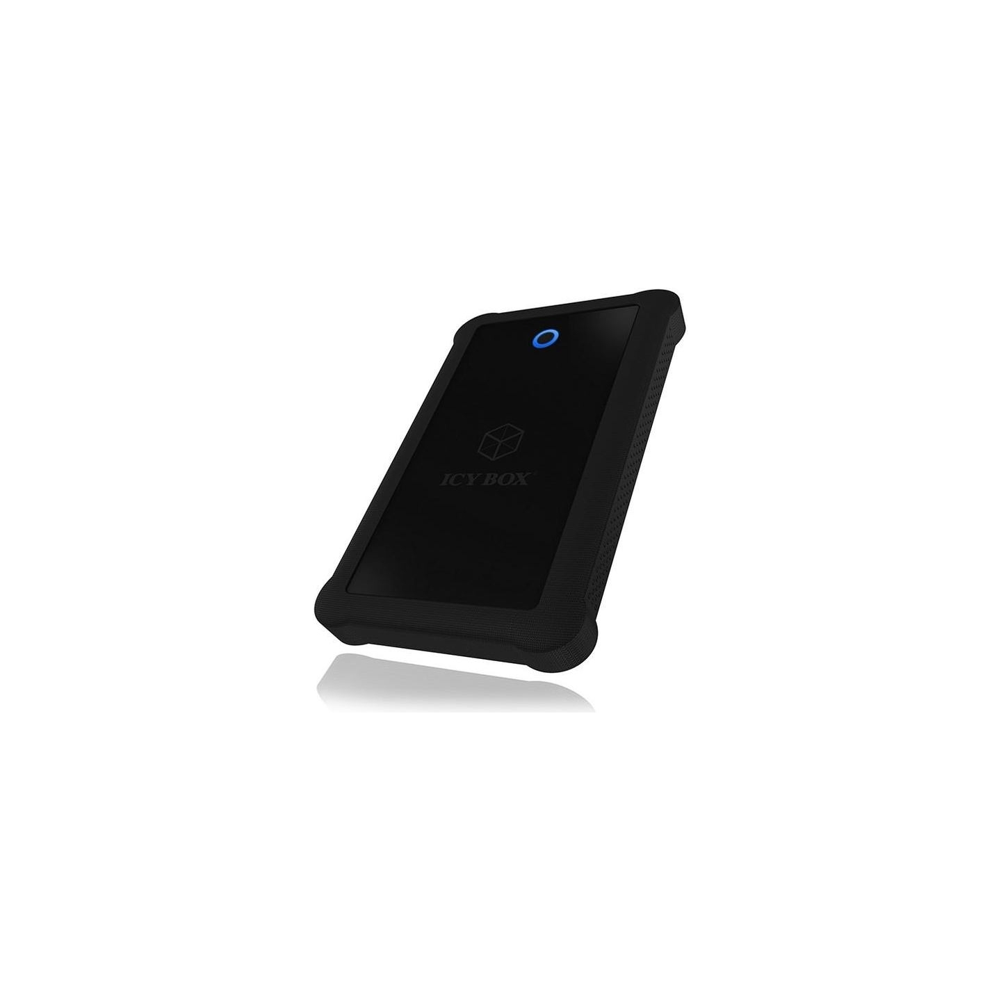 Raidsonic | ICY BOX | IB-233U3-B External enclosure for 2.5" SATA HDD/SSD with USB 3.0 interface and silicone protection sleeve 