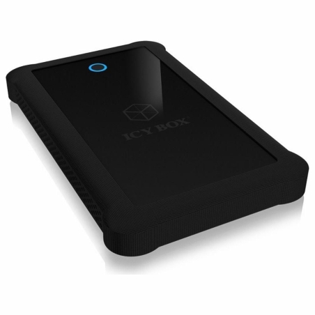 Raidsonic | ICY BOX | IB-233U3-B External enclosure for 2.5" SATA HDD/SSD with USB 3.0 interface and silicone protection sleeve 