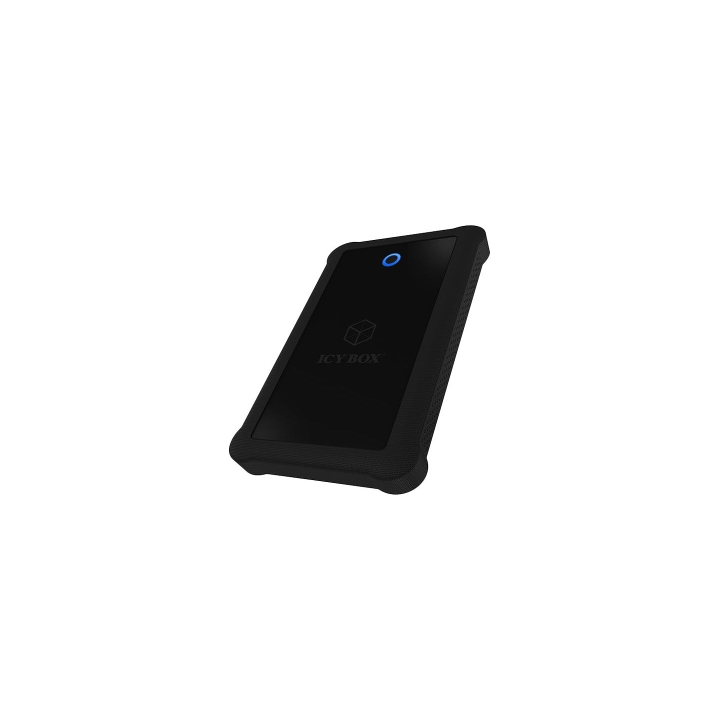 Raidsonic | ICY BOX | IB-233U3-B External enclosure for 2.5" SATA HDD/SSD with USB 3.0 interface and silicone protection sleeve 