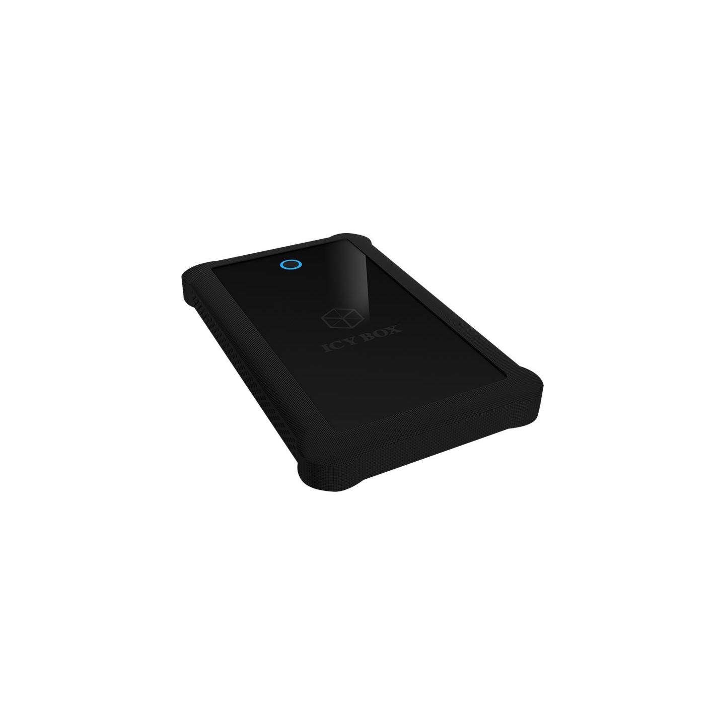 Raidsonic | ICY BOX | IB-233U3-B External enclosure for 2.5" SATA HDD/SSD with USB 3.0 interface and silicone protection sleeve 