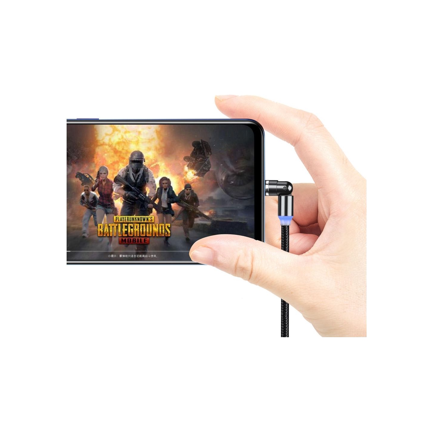 Colorway Cable 3in1 (Lightning+MicroUSB+Type-C) Magnetic Rotation 540° 2.4А, 1m | CW-CBUU037-BK