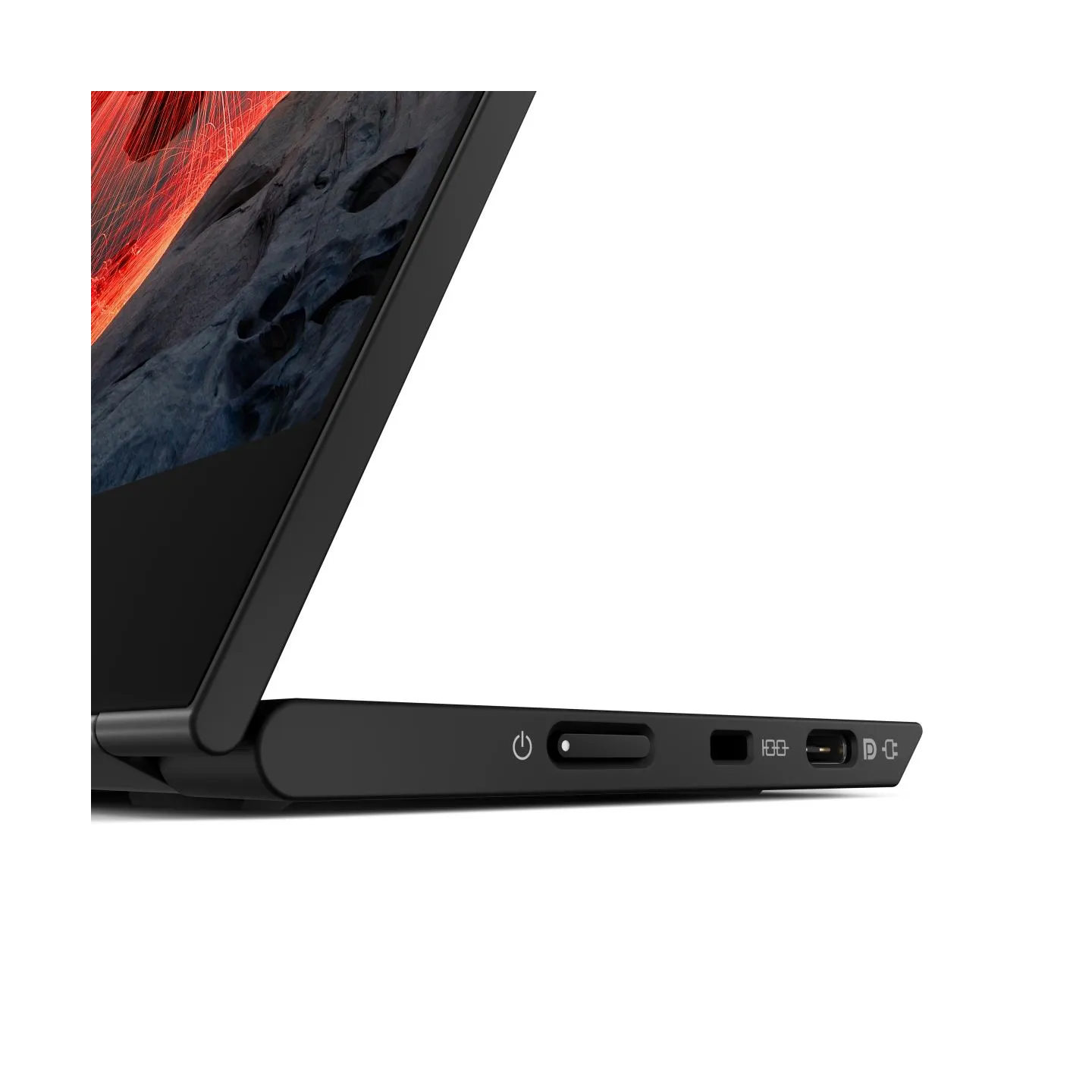 Lenovo 35,6cm/14" (2240x1400) Lenovo ThinkVision M14t Gen 2 IPS Touch portable 6ms 60Hz 2xUSB-C Black / 63FDUAT6WL