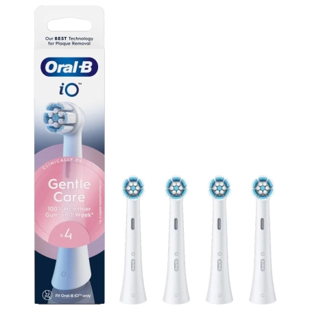 Oral-B | Replaceable toothbrush heads | iO Gentle Care | Heads | For adults | Number of brush heads included 4 | Number of teeth