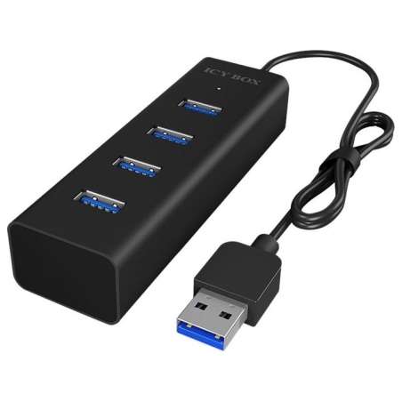 Raidsonic | 4 port USB 3.0 hub | IB-HUB1409-U3