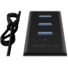 Raidsonic | 4 port USB 3.0 hub | IB-HUB1409-U3