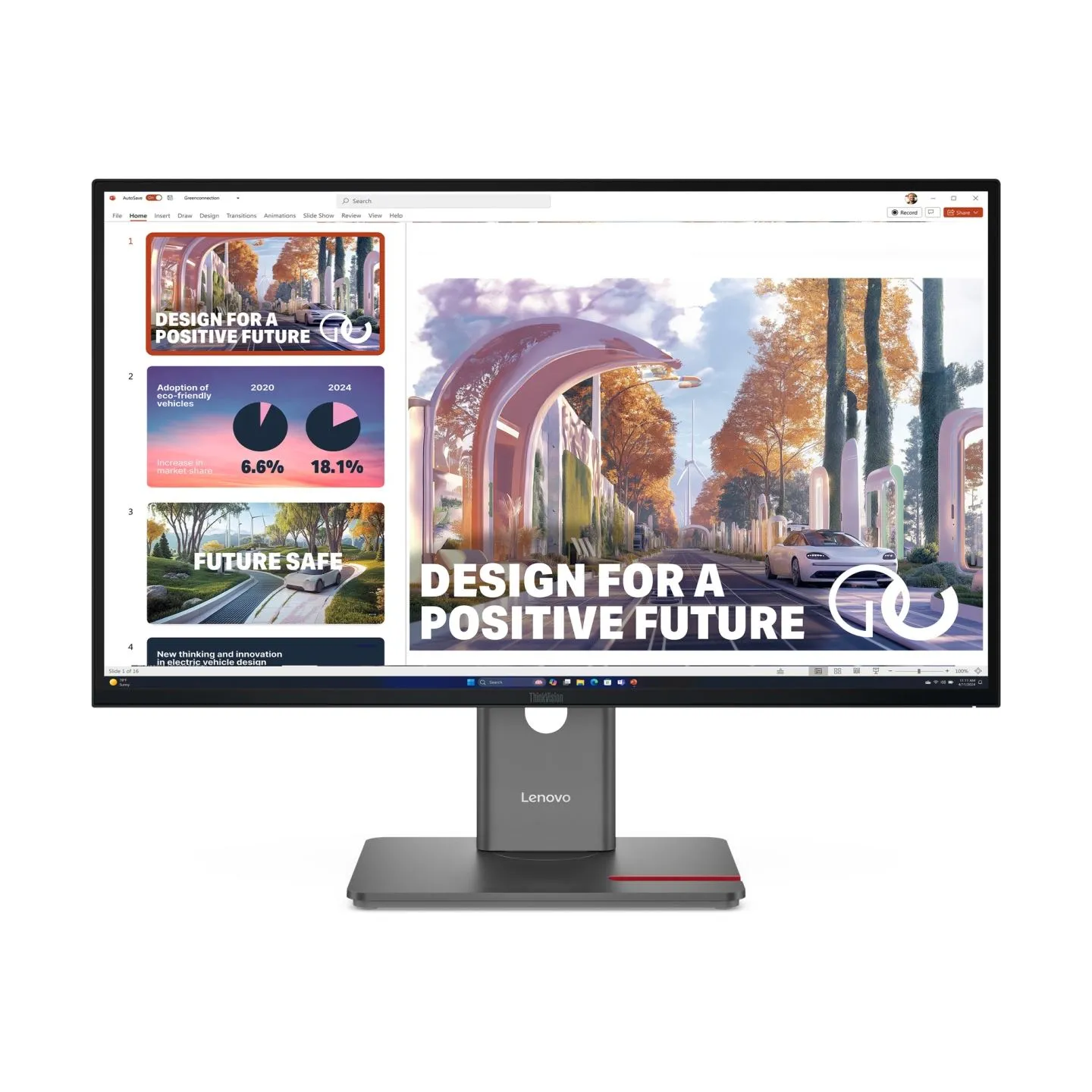 Lenovo Monitor ThinkVision P27QD-40 P27QD40 (64B3GAR2EU) / 64B3GAT2EU