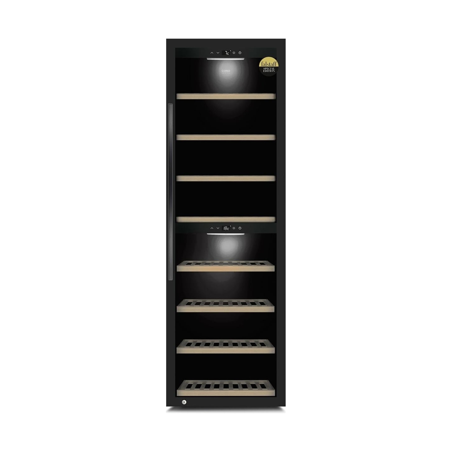 Caso | Smart Wine Cooler | WineExclusive 180 | Energy efficiency class G | Showcase | Free standing | Bottles capacity 180 bottl