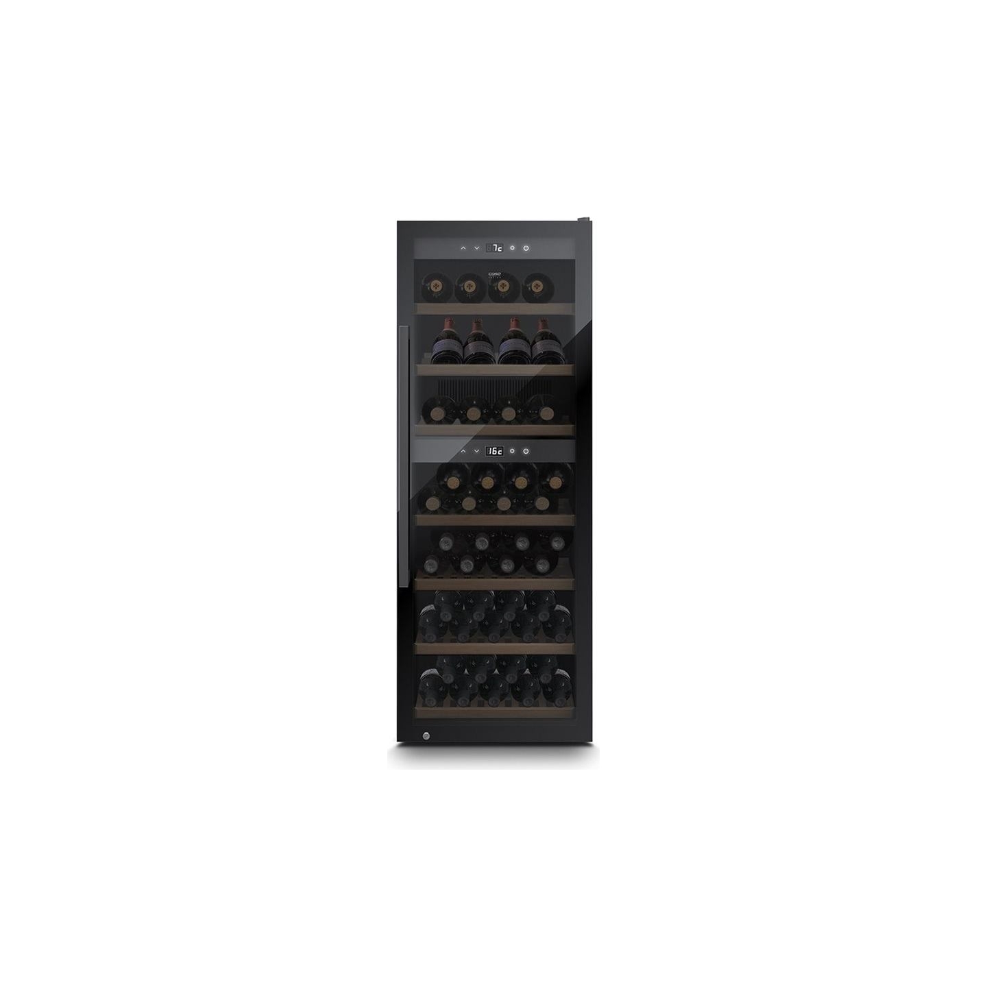 Caso | Smart Wine Cooler | WineExclusive 126 | Energy efficiency class G | Showcase | Free standing | Bottles capacity 126 bottl