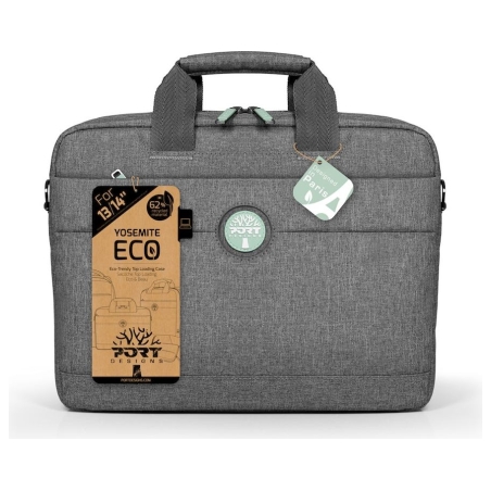 Port Designs | Yosemite Eco TL Laptop Case 13/14 | Laptop Case | Grey | Shoulder strap