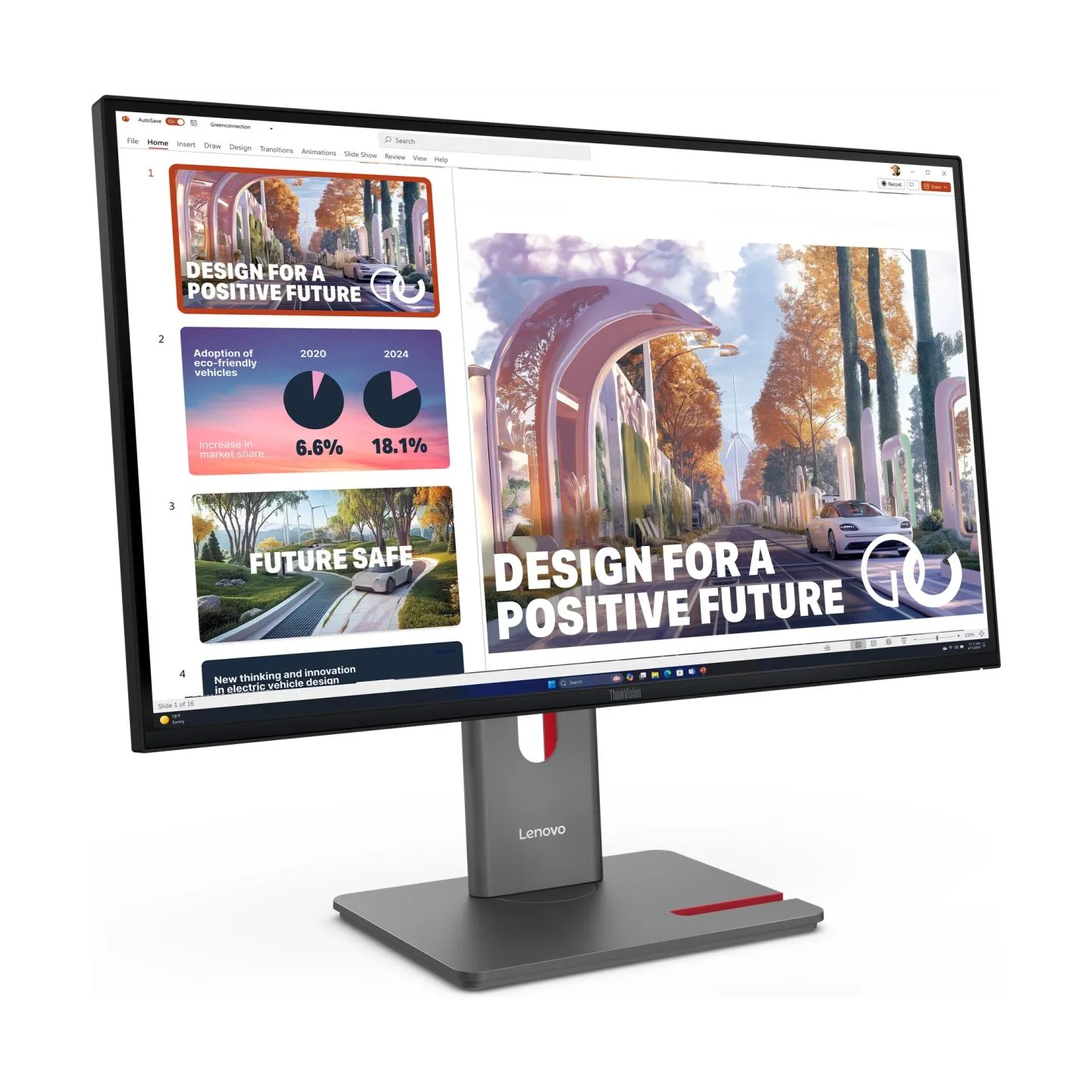 Lenovo Monitor ThinkVision P27QD-40 P27QD40 (64B3GAR2EU) / 64B3GAT2EU