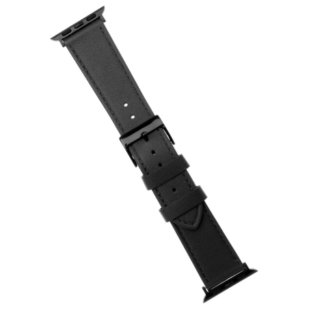 Fixed | Strap for Apple Watch 42/44/45/46/49mm | Black | Leather