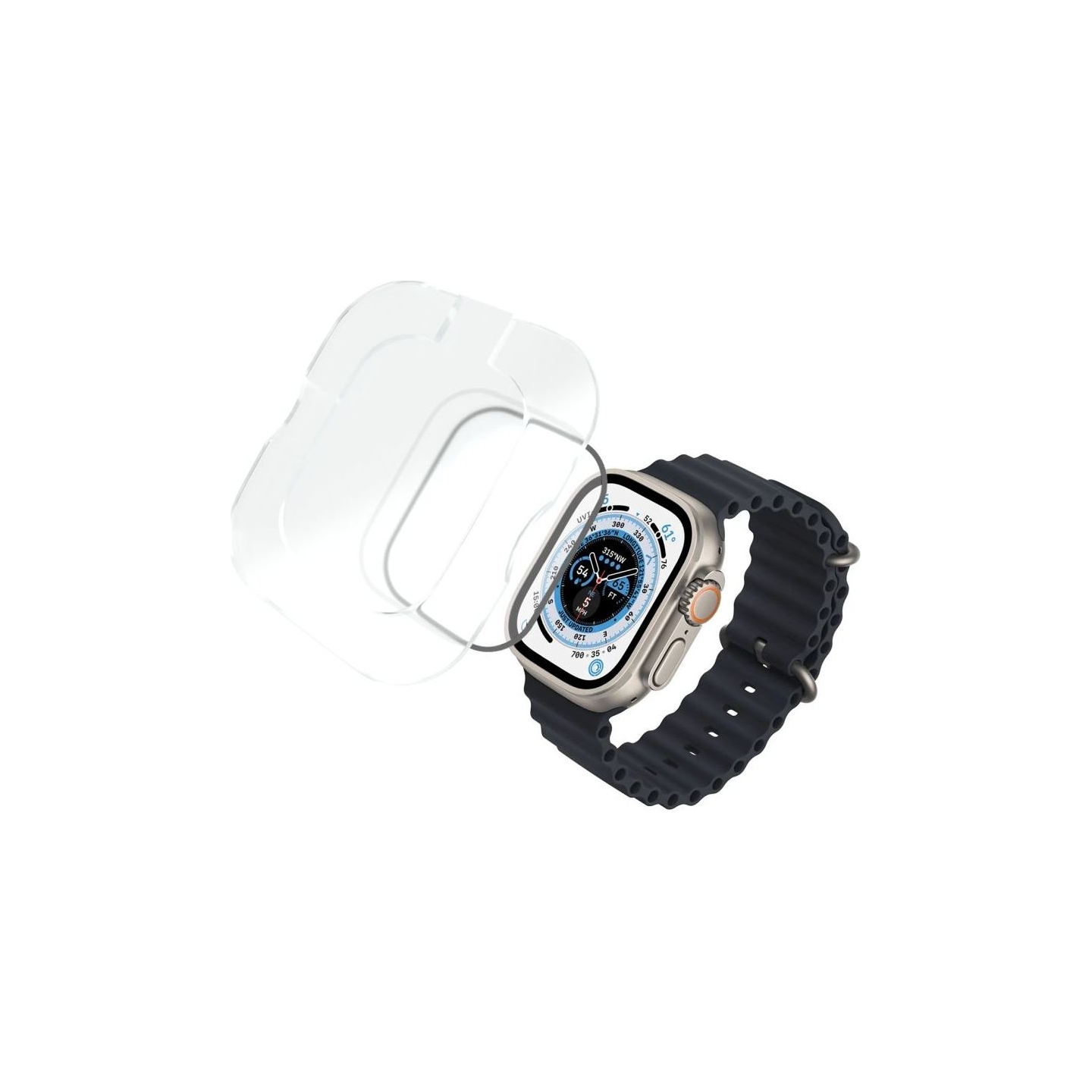 Fixed | Armor Tempered Glass for Apple Watch Ultra 49mm/Ultra 2 49mm | Black