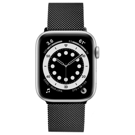 Fixed | Mesh Strap for Apple Watch 42/44/45/46/49mm | 42 mm, 44 mm, 45 mm, 46 mm, 49 mm | Black