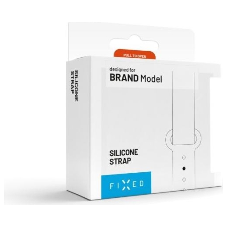 Fixed | Silicone Strap for Xiaomi Mi Band 3/4 | Black