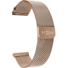 Fixed | Mesh Strap with Quick Release, 18mm, Stainless Steel Mesh Strap for Smartwatch | Gold