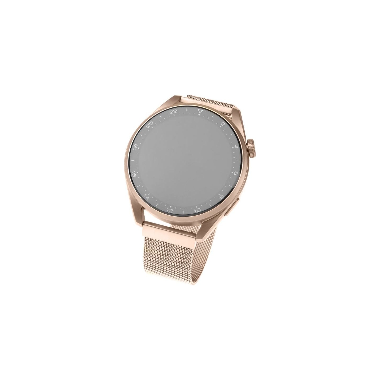 Fixed | Mesh Strap with Quick Release, 18mm, Stainless Steel Mesh Strap for Smartwatch | Gold