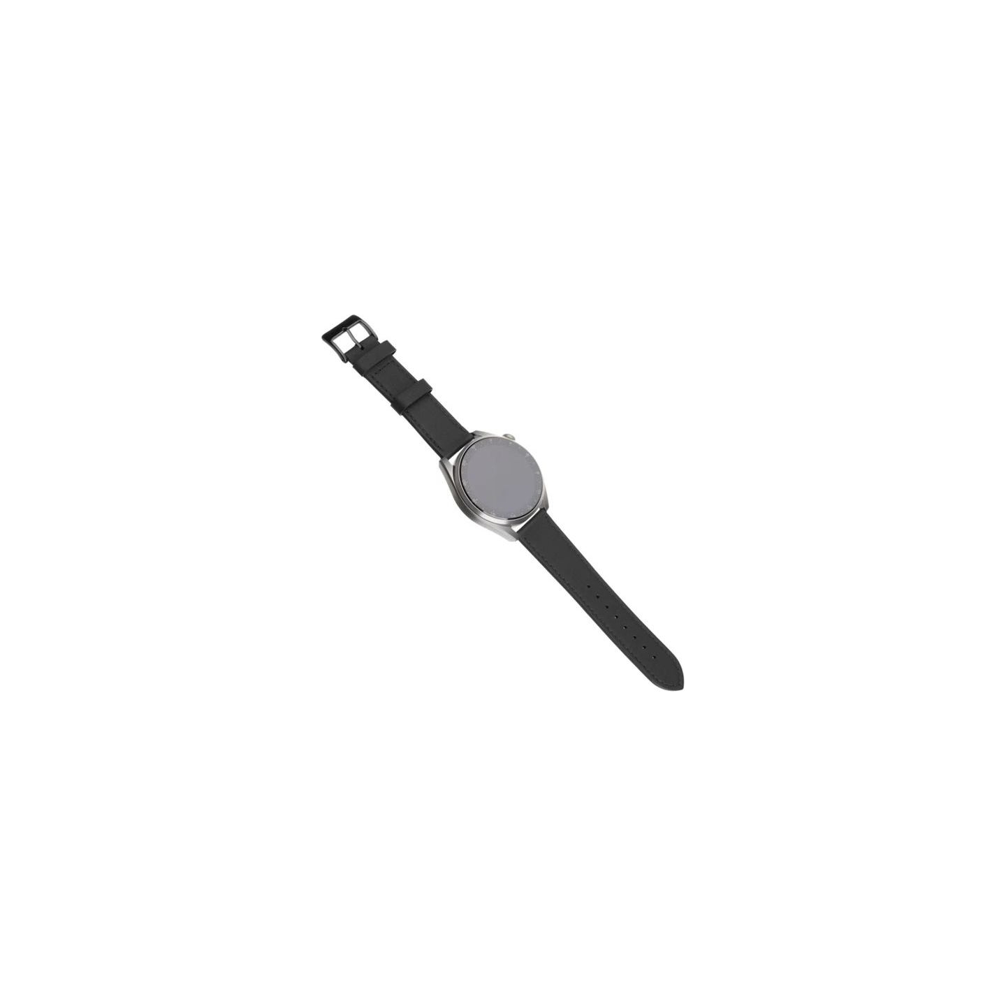 Fixed | Leather Strap with Quick Release 20mm for Smartwatch | Black