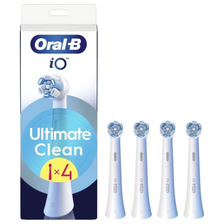 Oral-B | Replaceable toothbrush heads | iO UltimateClean | Heads | For adults | Number of brush heads included 4 | White