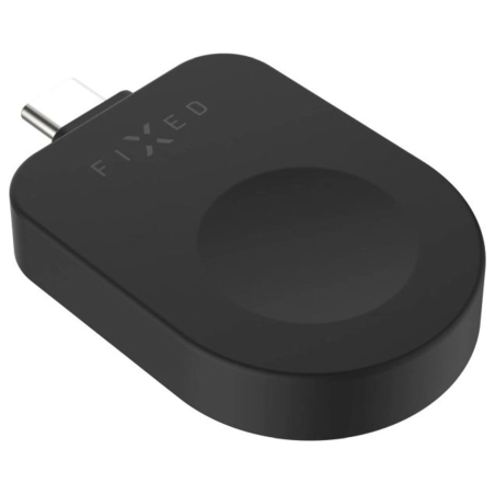 Fixed USB-C Charging Adapter for Apple Watch compatible with Powerstation Uni, Black
