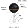 Deeper | Smart Sonar PRO+2 | Sonar | Wi-Fi | Black