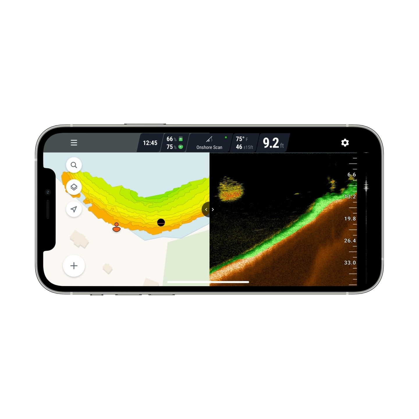 Deeper | Smart Sonar PRO+2 | Sonar | Wi-Fi | Black