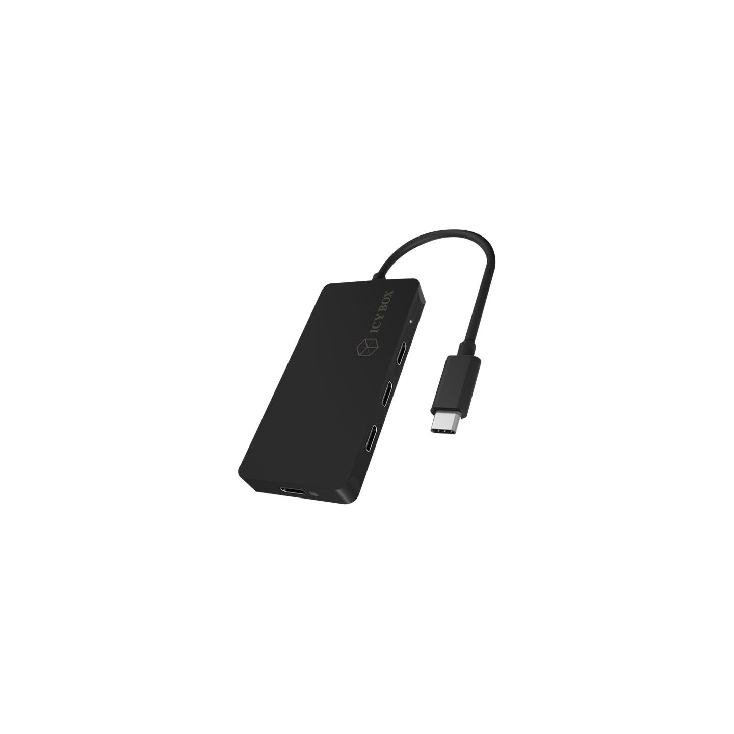 Raidsonic | 4-port hub with USB Type-C interface and PD port | IB-HUB1429-CPD
