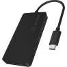 Raidsonic | 4-port hub with USB Type-C interface and PD port | IB-HUB1429-CPD