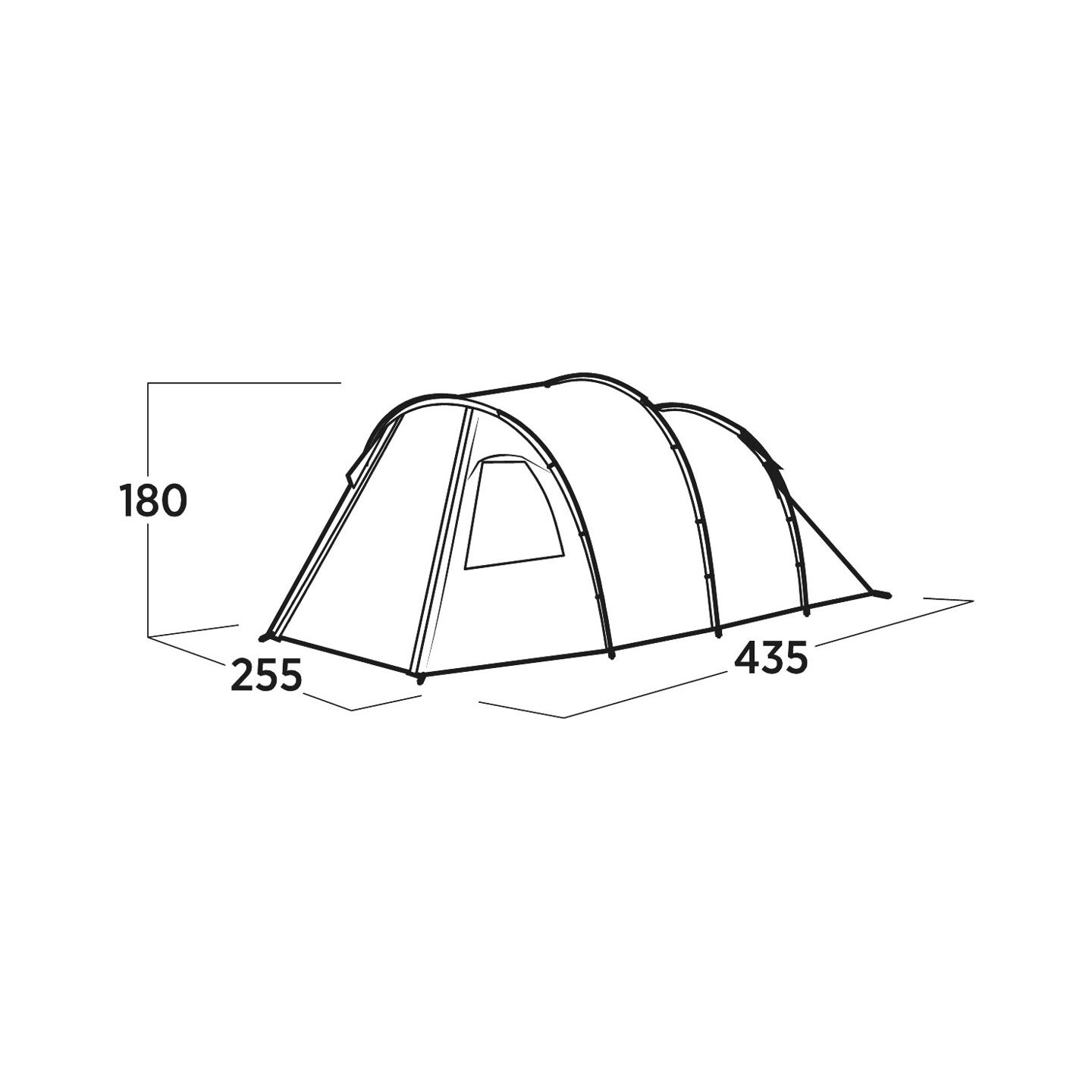 Easy Camp Family tent | Hidra 4 | 4 person(s) | Green