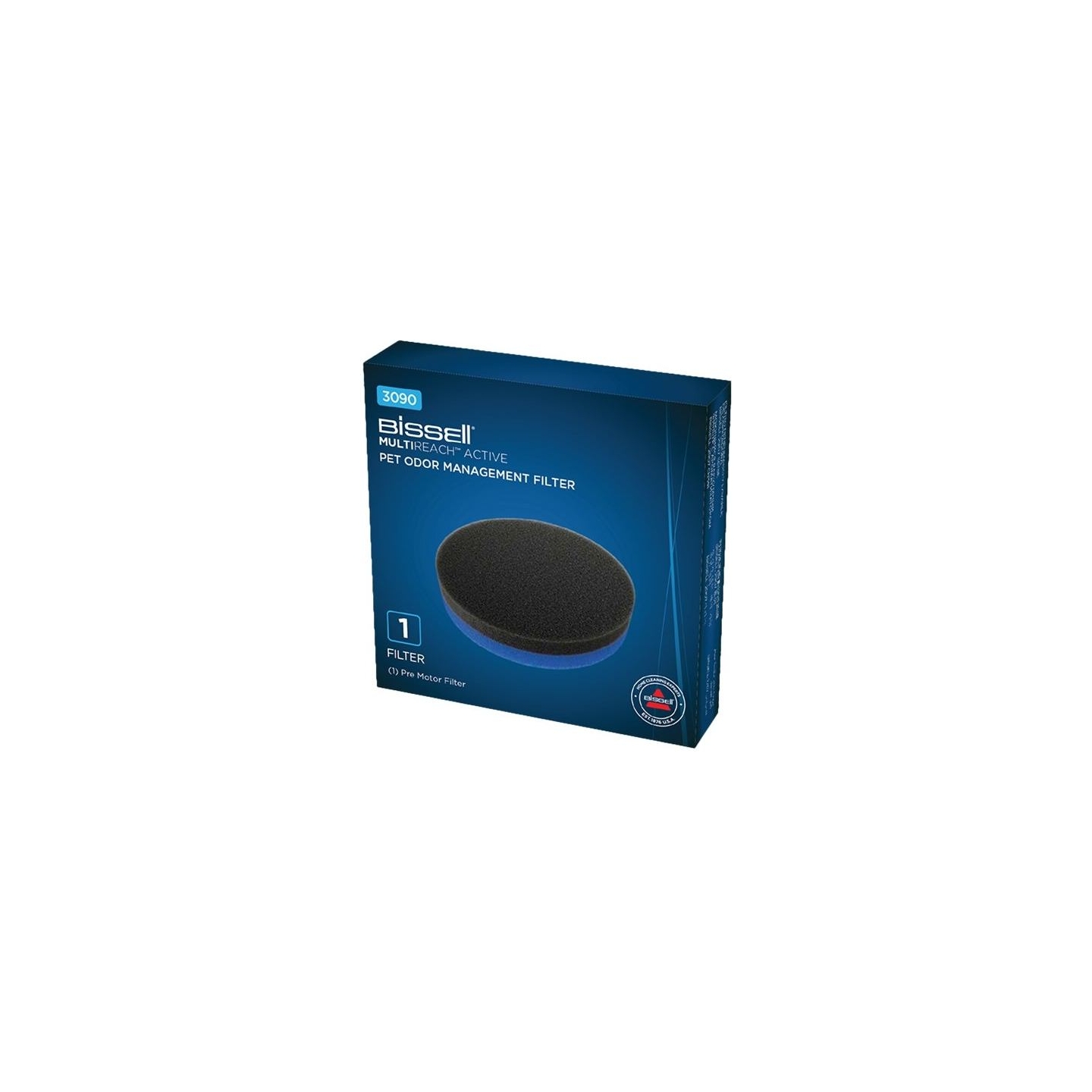 Bissell | Multireach Active Pet Odor Management Filter, Stick Vacuum Accessories | No ml | 1 pc(s) | Black