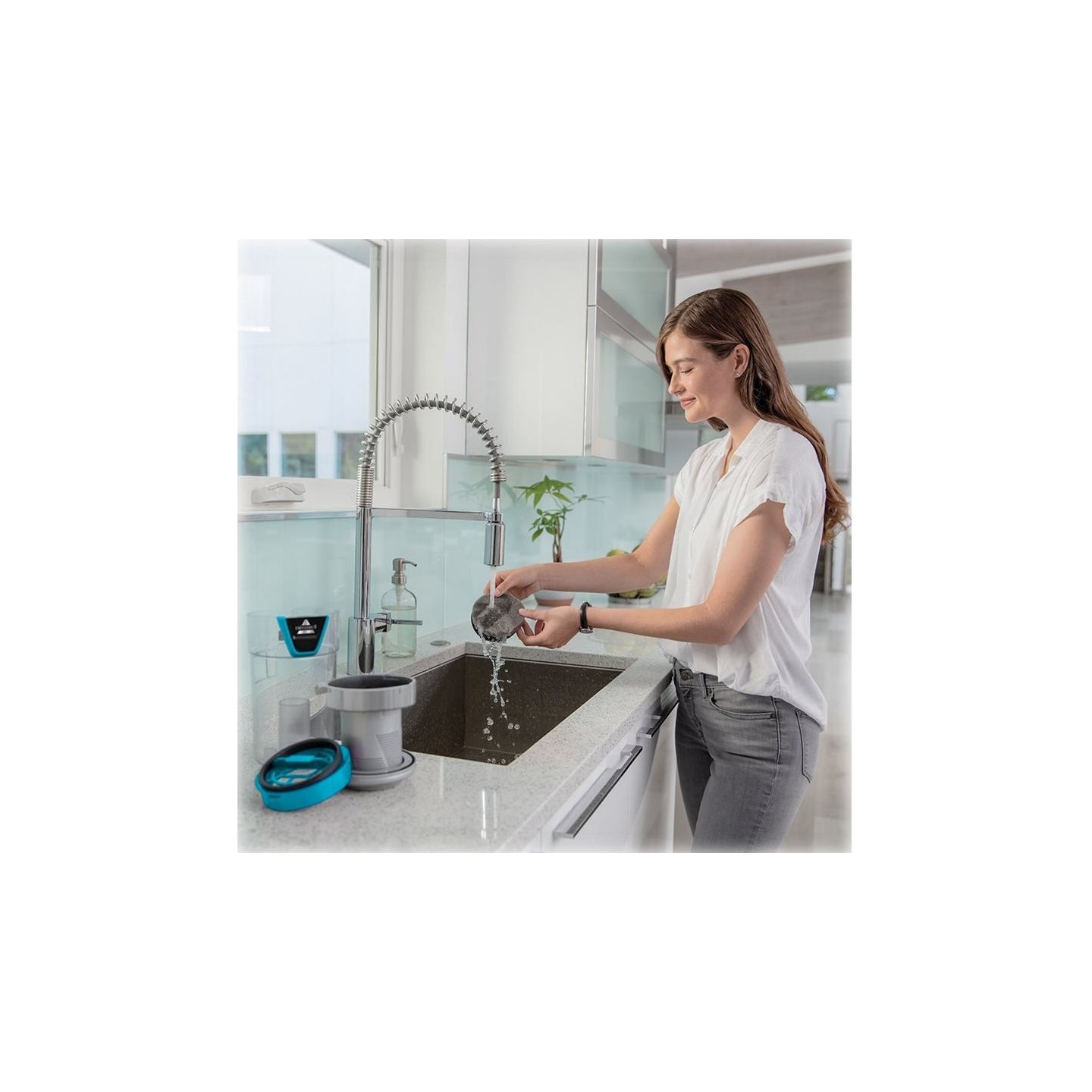 Bissell | Multireach Active Washable Vacuum Filters, Stick Vacuum Accessories | No ml | 1 x Pre-Motor Filter; 1 x Post-Motor Fil