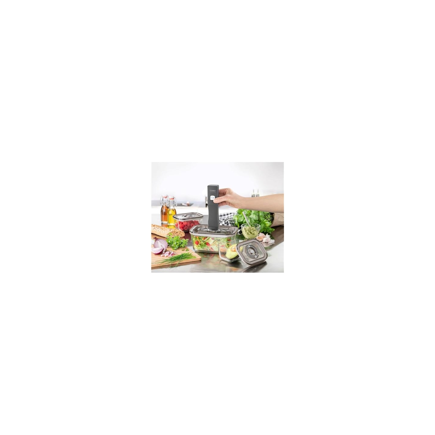 Caso | Vacu OneTouch Vacuum sealer Eco-Set | Black