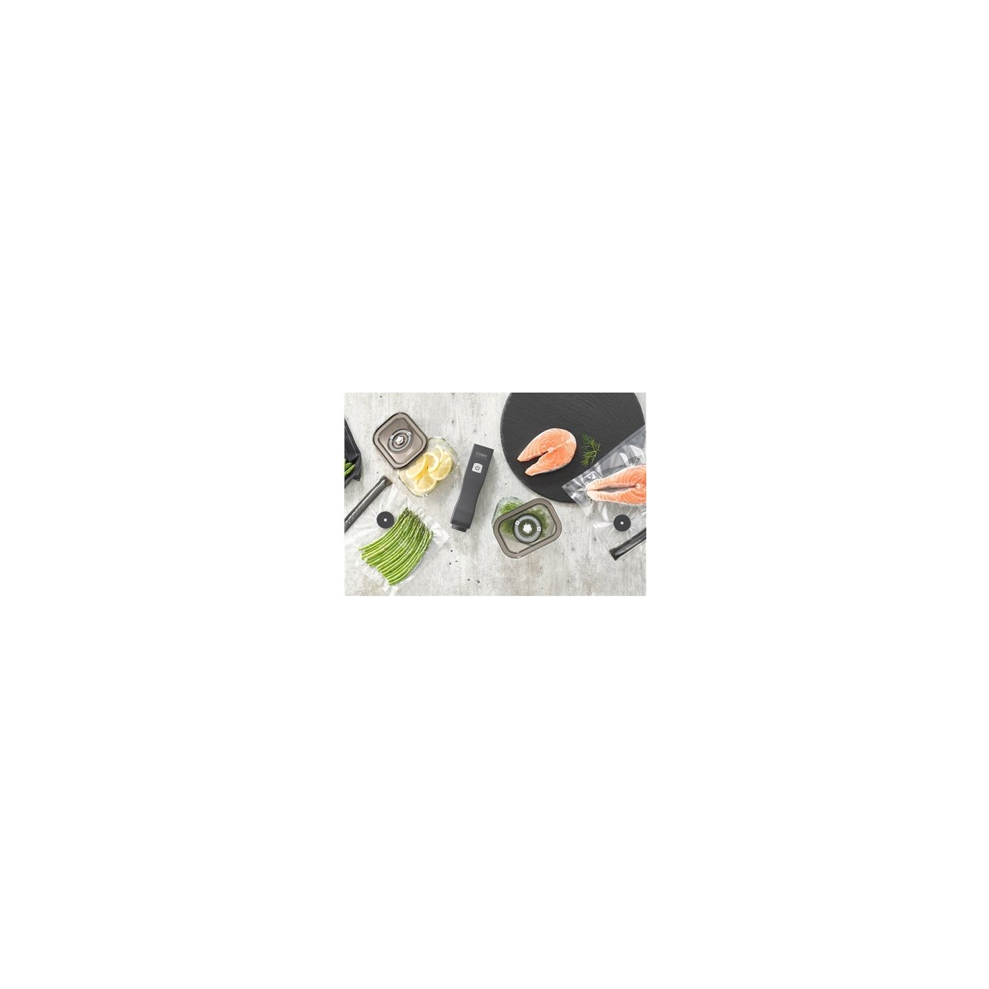 Caso | Vacu OneTouch Vacuum sealer Eco-Set | Black