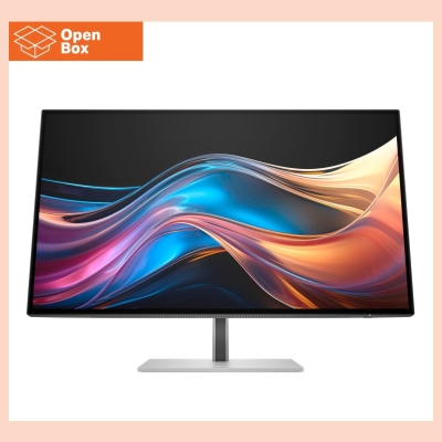 HP 727pq Series 7 Pro QHD Monitor - OPENBOX - 27" 2560x1440 QHD 400-nit 120Hz AG, IPS Black HDR 400, USB-C(15W)/HDMI/DisplayPort